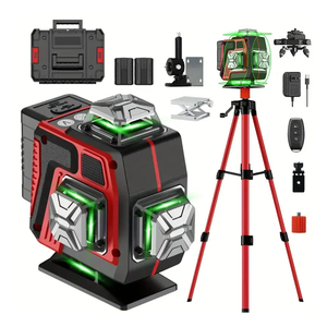 <span class=keywords><strong>Nivel</strong></span> Láser de 16 Líneas, Autonivelante 360°, Trípode, Herramienta Niveladora 4D, Luz Verde, Batería de Iones de Litio, <span class=keywords><strong>Nivel</strong></span> Láser para Construcción, Interiores, Bricolaje - Product Image 1