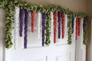 Set regalo aziendale: Tenda in girofano all'uncinetto fatta <span class=keywords><strong>a</strong></span> mano e personalizzata, stile Cottagecore e Fairycore, per finestra o porta, decorazione natalizia impermeabile - Product Image 3