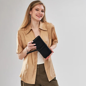 Cross-border best-selling ring and necklace multi-functional jewelry <b>bag</b>, simple and portable PU leather roll <b>bag</b> storage <b>bag</b>, - Product Image 4