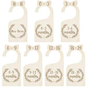 <span class=keywords><strong>Para</strong></span> <span class=keywords><strong>Amazon</strong></span>, divisor de armario de madera <span class=keywords><strong>para</strong></span> bebés, tablero separador de tamaño de <span class=keywords><strong>ropa</strong></span> con etiqueta de suspensión, organizador de corte de almacenamiento de <span class=keywords><strong>ropa</strong></span> - Product Image 5