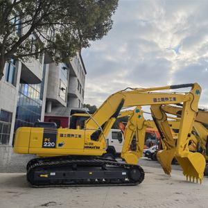 Pintura Original KOMATSU PC220, alta calidad, 22 toneladas, excavadoras usadas japonesas, PC120, PC160, excavadora, gran oferta, 1, 2, 2, 1, 2, 2 - Product Image 6