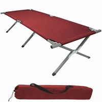 Qualité Hitree robuste grand pour lit de camp lit pliant extérieur portable pliable camping lits superposés