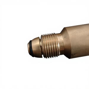 Adaptador de Tanque de Propano de Latón de 1/4\" (0.25 Pulgadas) Macho <span class=keywords><strong>POL</strong></span> a 6\" NPT para Barbacoa, Camping, Freidora, Llenado de Gas - Product Image 4