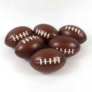Low Moq Logo Anti Squeeze Toys Pu Foam Ball <b>Rugby</b> Shaped American Football Stress Balls Custom Promotional <b>Gifts</b> - Product Image 6