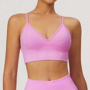 Derniers vêtements de sport Vêtements d'entraînement Soutien-gorge de sport sans couture pour femmes Soutien-gorge de yoga et de gymnastique Soutien-gorge de sport dos nu - Product Image 1