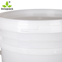 Matériau PP 25 litres impression par transfert de chaleur pour les produits chimiques fûts de stockage des aliments seaux barils