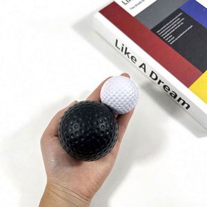 Balles anti-stress en PU rayées douces personnalisées pour mini-golf - 2,5 pouces - Anti-stress pour cadeaux et fêtes - Product Image 4