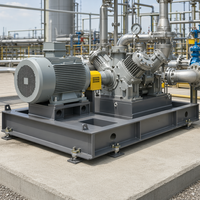 Ensemble de plaque de base de compresseur OEM personnalisé |   Fabrication en acier soudé robuste pour système de compression d'air
