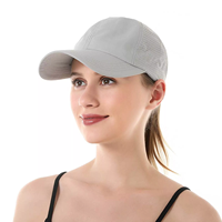Casquette de golf pour femme, tendance, pour queue de cheval et chignon désordonné, style trucker, réglable, pour l'extérieur