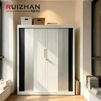 Ventes directes usine : Système de porte à tambour en PVC pour armoire de cuisine moderne, avec rail, idéal pour les écoles et les camping-cars
