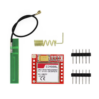 Carte de développement de module GPRS SIM800L - Réseau 2G 850/900/1800/1900 MHz avec emplacement pour carte MicroSIM