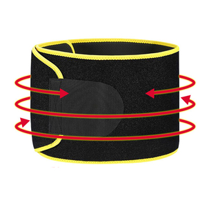 Sport nouveau Logo imprimé, <span class=keywords><strong>bande</strong></span> de Protection arrière réglable, ceinture de sueur <span class=keywords><strong>amincissante</strong></span> - Product Image 4