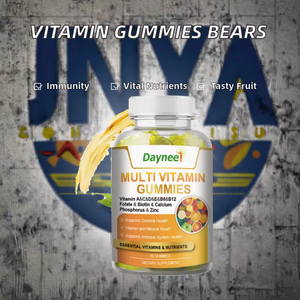Bonbons Gommeux Multivitaminés Naturels pour la Santé – Vitamines C, D, E, B6, Zn – Améliore l'Immunité – Pour Personnes Âgées et Nouveau-nés – Saveur Fruitée - Product Image 2
