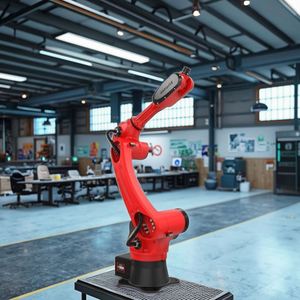 Bras robotique six axes entièrement automatique BRTIRWD1506A, commande PLC, entraînement servo-électrique, indice de protection IP54, haute précision 0,05 mm, moteur - Product Image 5