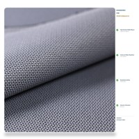 Tissu Ripstop en Polyester Jacquard Enduit PU 150D Imperméable, Durable et Résistant aux UV pour Matériaux de Chaussures et Sacs à Dos de Randonnée