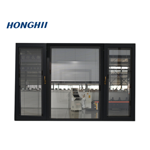 Cửa sổ nhôm tự động với Rèm có thể thu vào cửa sổ nhà thương mại bên ngoài giá rẻ để bán - Product Image 5