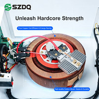 Estabilizador de Voltaje Servo Automático SZDQ SVC TND 5000VA, Regulador de Voltaje CA, Entrada Amplia de 160-260V, Pantalla Digital de 220V