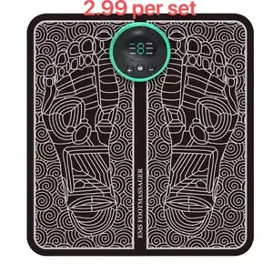 Rechargeable Electric TENS Ems Foot Massager Feet Muscle Stimulator Foot Massage Mat CE Free Spare Parts Lumbar Spine Treatment