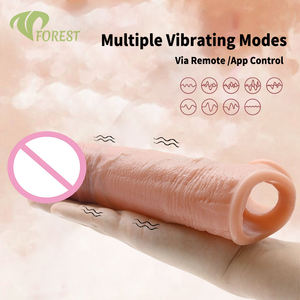 Extenseur de pénis masculin, extenseur de pénis portable, gode réaliste, doux, 100% étanche, plaisir accru et effet retardé - Product Image 5