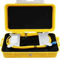 [Gandway Original] Caja de cable de lanzamiento OTDR fibra negra estándar, carrete/carrete de fibra eliminador de zona muerta (cables de lanzamiento) SM G657A