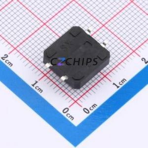 ZX-QC1212-6.5TP Tactile Switch SMD-4P,12x12mm Switch Single Pole Single Throw Round Button 2.6N Vertical Mount - Product Image 2