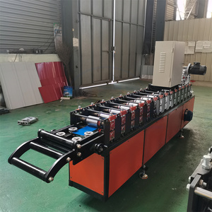 Galvanized Steel Gusset <b>Plate</b> Roll Forming Machine <b>Door</b> Billboard Roll Form Machine Iron Sheet Roll Form Machine - Product Image 3