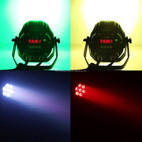 Projecteur LED PAR extérieur étanche IP65 DMX 7x18W RGBWA UV 6-en-1
