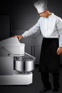 Mezcladora de Masa Eléctrica de 30kg/100kg de Capacidad, Tazón de Acero Inoxidable de Grado Alimenticio, Control Digital, para Uso en Panadería y Molinos de Harina - Product Image 4