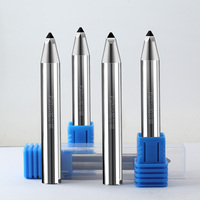 Fourniture d'usine Palton 6mm 8mm Fraise à graver PCD, Outils de perçage et de rainurage PCD pour l'usinage CNC de bagues de roulis