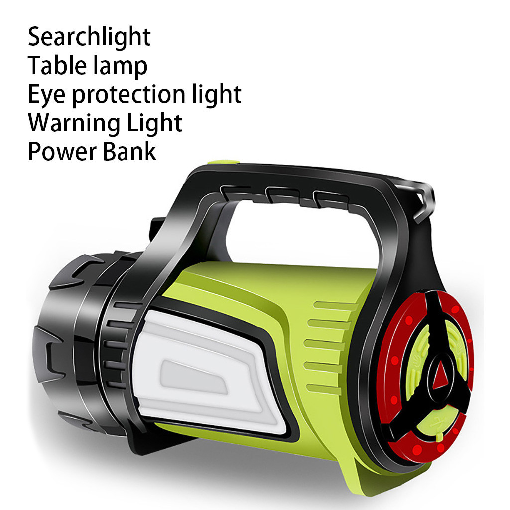 Torcia Led Impermeabile Ip64 Caccia Faretto LED Ricaricabile USB Super Luminoso 200M LM - Torcia Da Ricerca Con Luce Laterale, Perfetta Per Campeggio E Emergenze Faretto Da Ricerca Super Luminoso