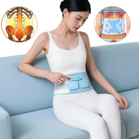 Coussin chauffant portable rechargeable Tech Love pour le bas du dos avec batterie 8000 mAh, soutien lombaire et massage vibrant pour la taille