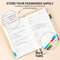 Livre de mots de passe pour le bureau à domicile, carnet de mots de passe pour les adresses de messagerie électronique, carnet de mots de passe pour les connexions Internet, carnet de mots de passe pour les adresses, carnet de mots de passe pour les administrateurs