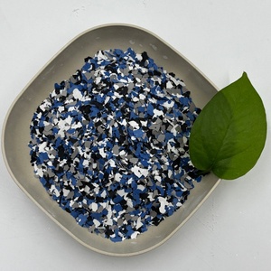 Copeaux décoratifs pour sols à haute brillance - Flocons de pierre synthétique colorés pour revêtements de sol en époxy, copeaux de roche résistants à l'usure - Product Image 6