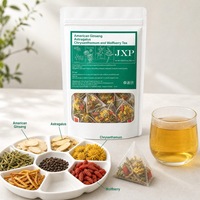 Tisane aux Herbes Ginseng, Astragale, Chrysanthème et Goji pour la Vision et l'Immunité Yuzetang 5g*20 20 Sachets Durée de Conservation 18 Mois