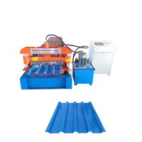 Formeuse de rouleaux de bobines d'acier PPGI de 1200 mm à commande PLC avec moteur et pompe pour la fabrication de tôles de toiture et d'acier coloré