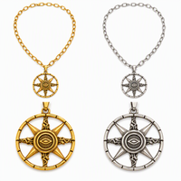 Meilleure Vente 2026 : Collier Tendance, Collier Pendentif Œil, Accessoire Étanche, Collier en Acier Inoxydable Plaqué Or