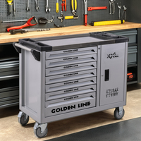 Silverado ODM Servante d'Atelier Roulante 7 Tiroirs en Acier Inoxydable
