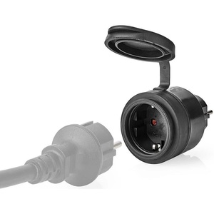 Prise intelligente Wi-Fi SmartLife Schuko 10A 2500W Max IP44 noire - Product Image 4