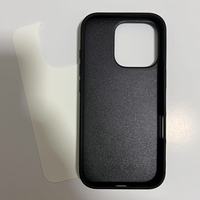 Coque de téléphone portable pour iPhone 16 Pro Max 17 Air, magnétique 2D, vierge, sublimable, compatible avec le chargement sans fil, en caoutchouc souple, dos rigide