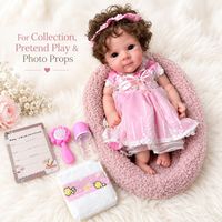 Nouvelle poupée fille reborn en silicone solide de 18 pouces, jouet de bain, cadeau, produit transfrontalier à succès