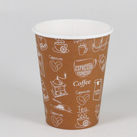 Gobelets en papier jetables écologiques à paroi simple de 7,5 oz pour distributeur automatique de café à emporter