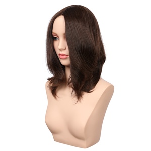 Women's Indian Remy Human Hair <b>Toupee</b> with Lace & PU Base Natural Wave Custom Made - Product Image 3