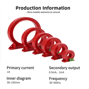 63A Cable 25mm Detector de corriente residual Resina epoxi Monitor de fuego Transformador Sensores de corriente Categoría de producto - Product Image 5