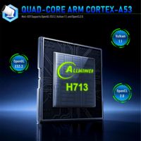 Mini projecteur portable HY300 150 ANSI Lumen H713 Android 11 OS 720P pour cinéma maison