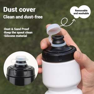 Bouteille de sport en plastique durable sans BPA, logo personnalisé, bouteille de cyclisme pour le vélo de route - Product Image 3