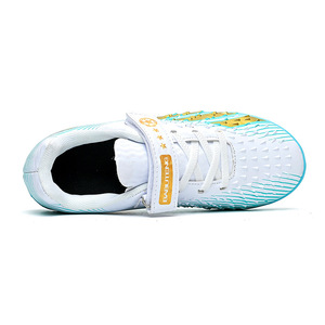 Nuevas zapatillas de fútbol transpirables estilo cross-border para niños y niñas, zapatillas de fútbol para interior, zapatillas de entrenamiento para césped, antideslizantes. - Product Image 3