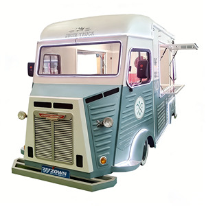 Carro de Comida Móvil Personalizado Tipo Tren de Fábrica, Totalmente Equipado para Sándwiches, BBQ, Comida Rápida y Pizza - Product Image 1