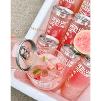 250ML 330ML 500ML Jus Jetable Lait Thé Café Bouteille En Plastique Type Conteneur Smoothie Bouteilles En Plastique 12oz PET Ring-pull Can