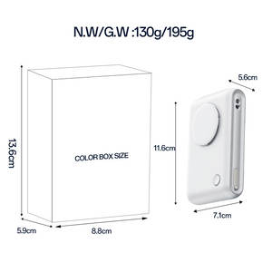 Портативный перезаряжаемый вентилятор 2000 мАч, многофункциональный, с креплением на шею, настольный, с клипсой, USB, персональный, охлаждающий, из АБС-пластика, <span class=keywords><strong>3</strong></span> цвета - Product Image 6