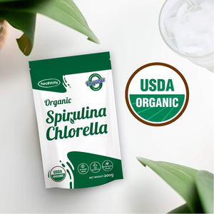 Healthife Super Food Suplementos nutricionales 100% Pure <span class=keywords><strong>Organic</strong></span> Spirulina Chlorella Tablets - Product Image 3